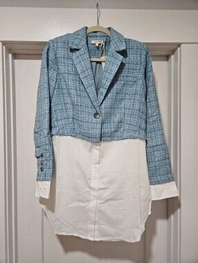 Mystree Blazer Jacket Shirt NWT Small